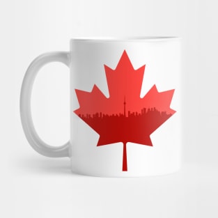 Canada - Maple Leaf Skyline Toronto _002 Mug
